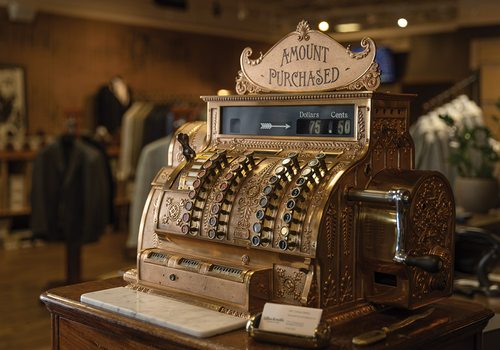 Cash machine at Blackwell's