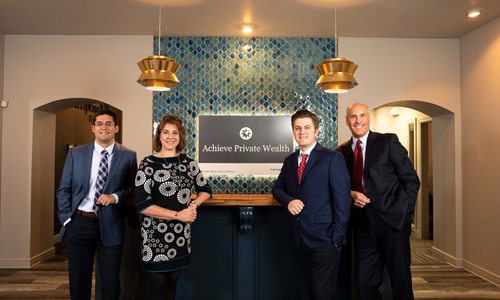 Samuel M. Ackerman, Financial Advisor; Paula Dougherty, Private Wealth Advisor; Christopher Obert, Associate Financial Advisor; Scott Taylor, Financial Advisor