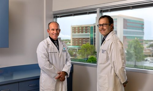 Dr Biggers and Dr. Buckner at CoxHealth