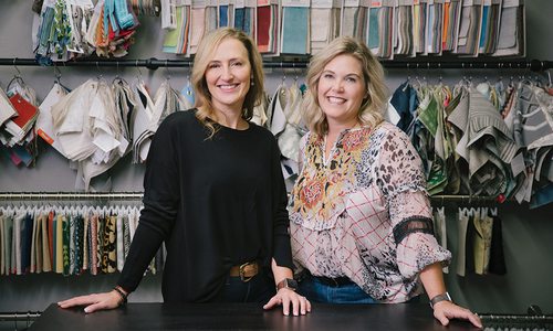 Manda Brandt and Robbyn Bybee of Bridge Upholstery & Drapery in Springfield MO