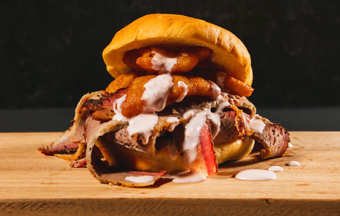 Burger from Bubba's BBQ in Springfield MO