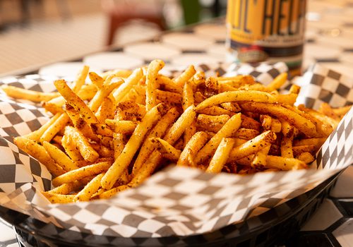Fries at Hard Knox BBQ