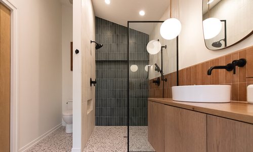 Renovated bathroom