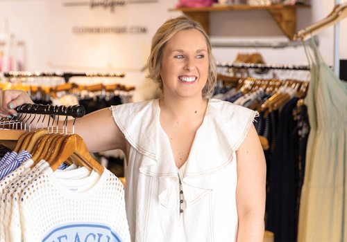 Jenny Baker owns Clothe Boutique