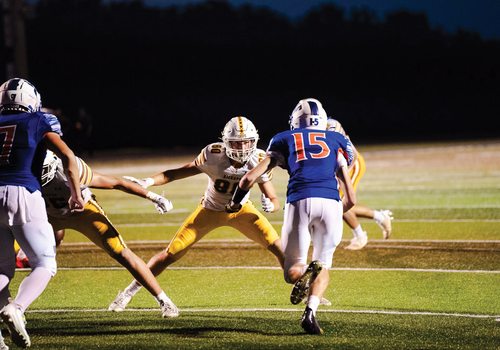 High school football game