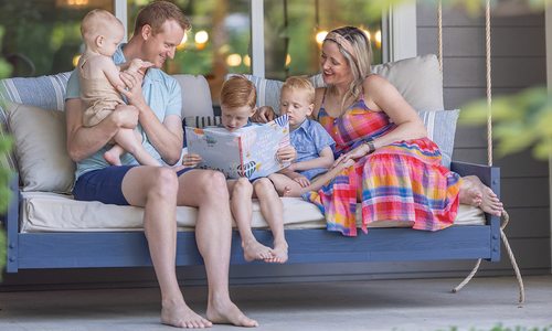 Take a Look at the Kissee Family's Perfect Summer Porch