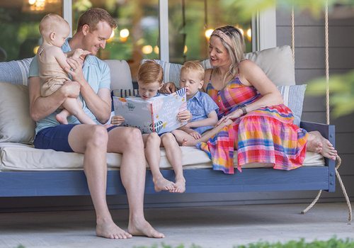 Take a Look at the Kissee Family's Perfect Summer Porch