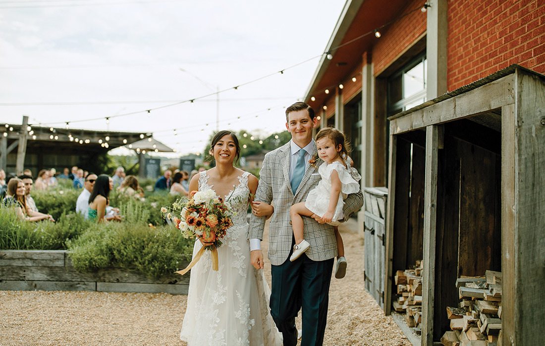 Meg, Michael and their daughter, Lucy.