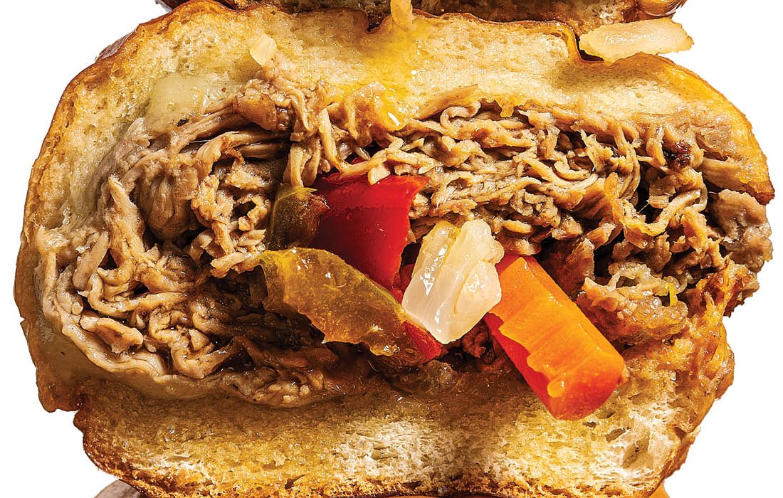 Photo if sandwiches stacked on top of each other