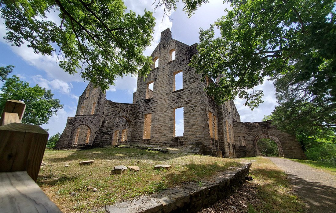 Castle in Ha Ha Tonka State Park, southwest Missouri