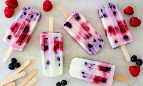 Ice pops stock photo