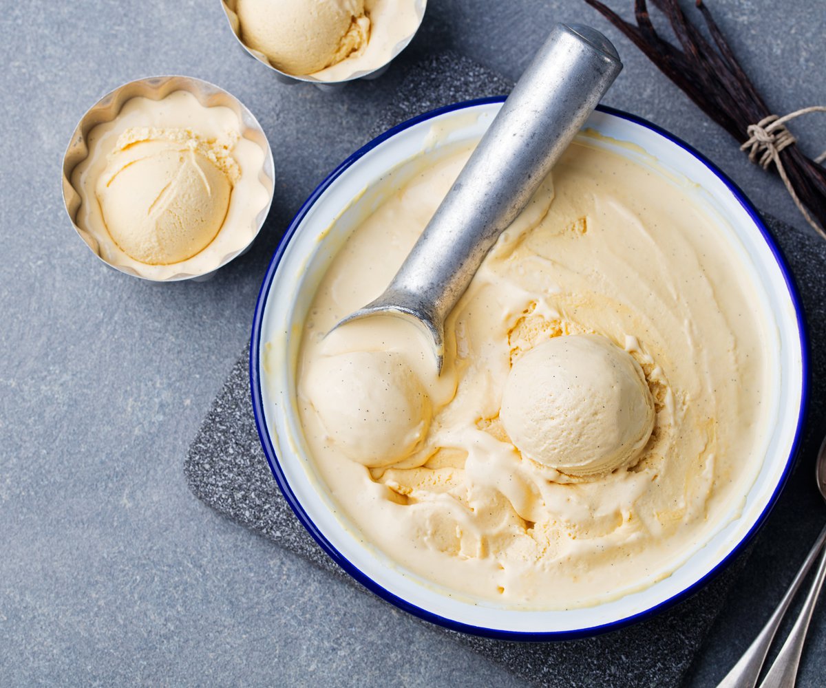 Ice cream stock photo