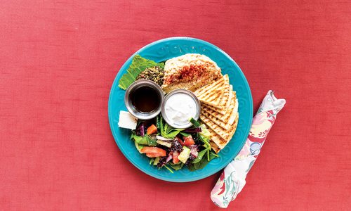 Sample the Mediterranean Platter from Tea Bar and Bites