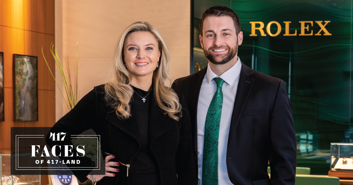Jessica Harmison-Olson and Ryan Olson, Owners of Maxon Fine Jewelry